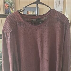 Harley-Davidson Maroon Long Sleeve Shirt